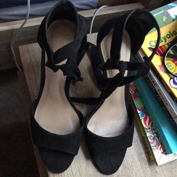 Black Heel Sandal - Picture 4 of 4